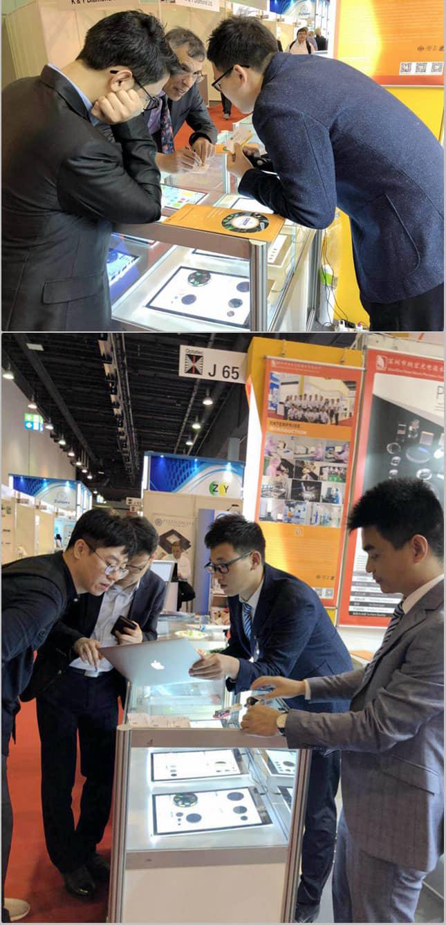 國外展會客戶了解濾光片產(chǎn)品 國外展會客戶了解濾光片產(chǎn)品